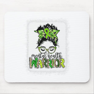 Health Warrior Unordentlicher Dutt Psychische Gesu Mousepad