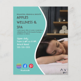 Health Wellness-Center Poster Flyer Wellness Cente