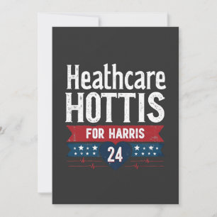 HealthCare Hotties für Harris 24 Kamala Walz Nurse Dankeskarte