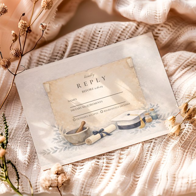 Healthcare Professional Graduation RSVP Karte (Von Creator hochgeladen)