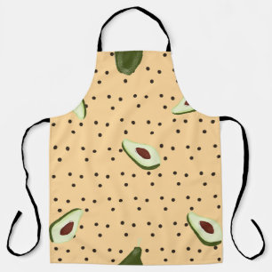 Healthy foods. Seamless avocado pattern, avocado Schürze