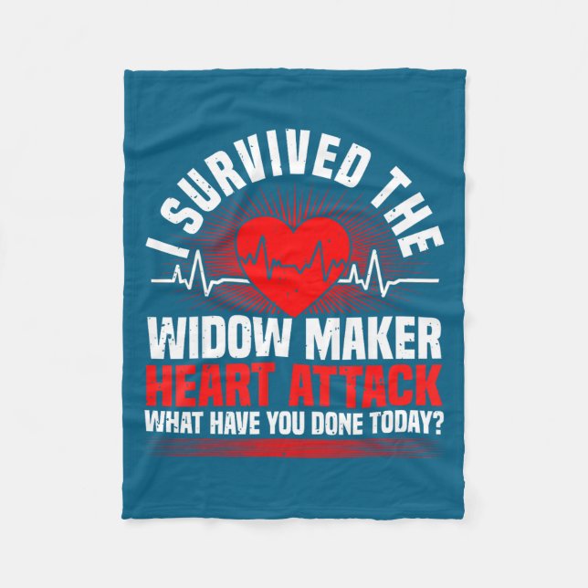 Healthy Heart Disease, Heart Surgery &amp; Cardiac Fleecedecke (Vorderseite)