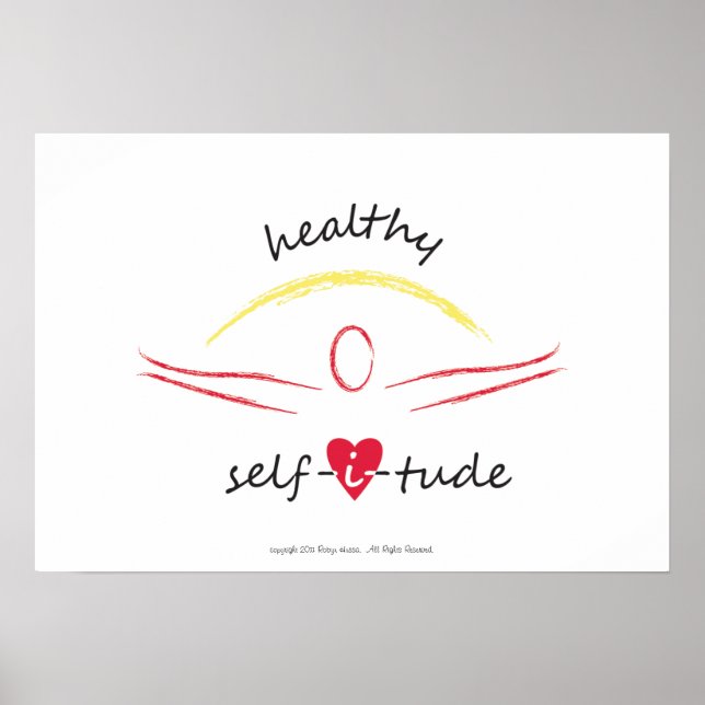 Healthy Selfitude Poster (Vorne)
