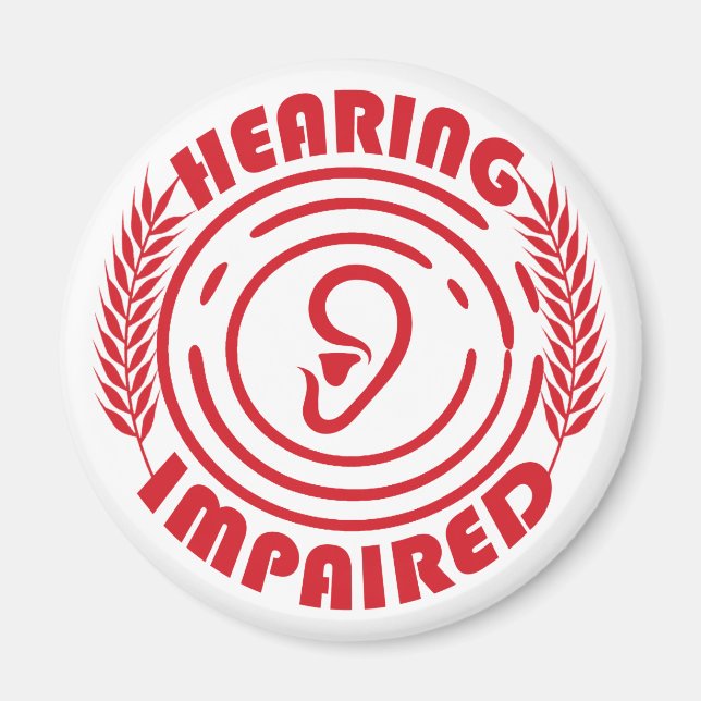 Hearing impaired Classic Magnet (Vorne)