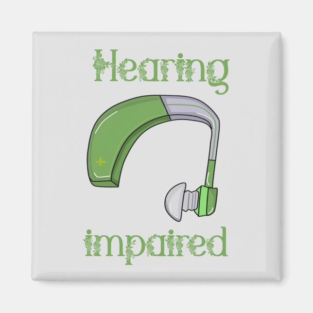 Hearing impaired magnet (Vorne)