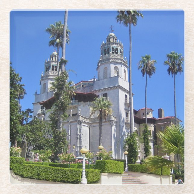 Hearst Castle, San Simeon, California Glasuntersetzer (Vorderseite)