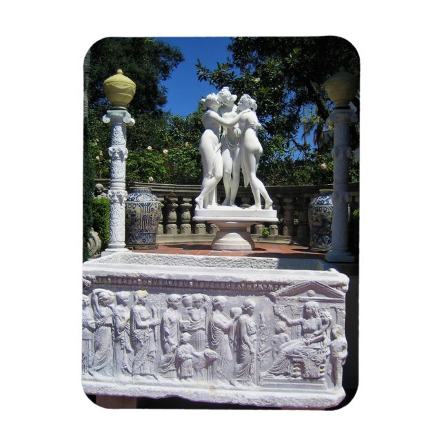 Hearst Castle, San Simeon, California Magnet (Vertikal)