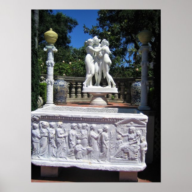 Hearst Castle, San Simeon, California Poster (Vorne)