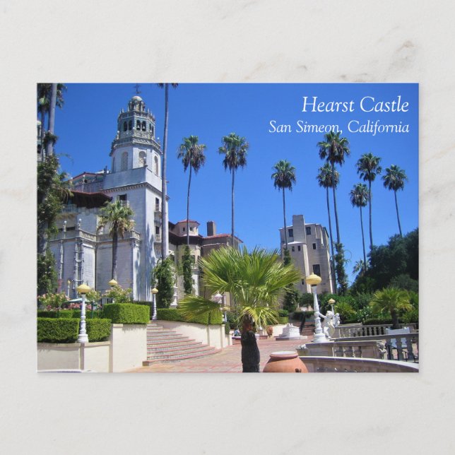 Hearst Castle, San Simeon, Kalifornien Postkarte (Vorderseite)