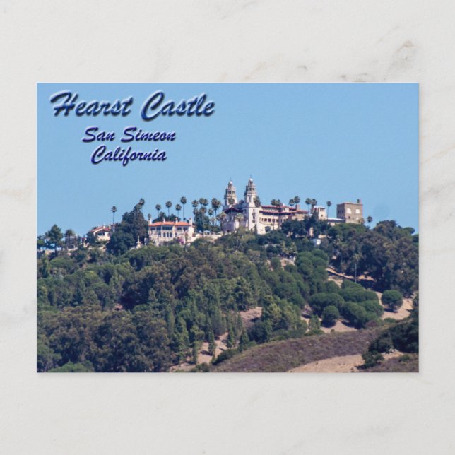 Hearst Castle-San Simeon, Kalifornien Postkarte (Vorderseite)