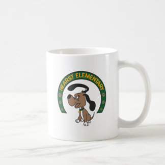 Hearst grundlegendes klassisches Jagdhund-Logo Kaffeetasse