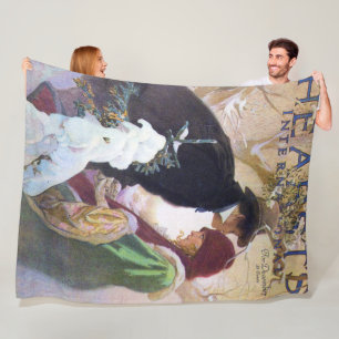 Hearst's International Cover, Alphonse Mucha Fleecedecke