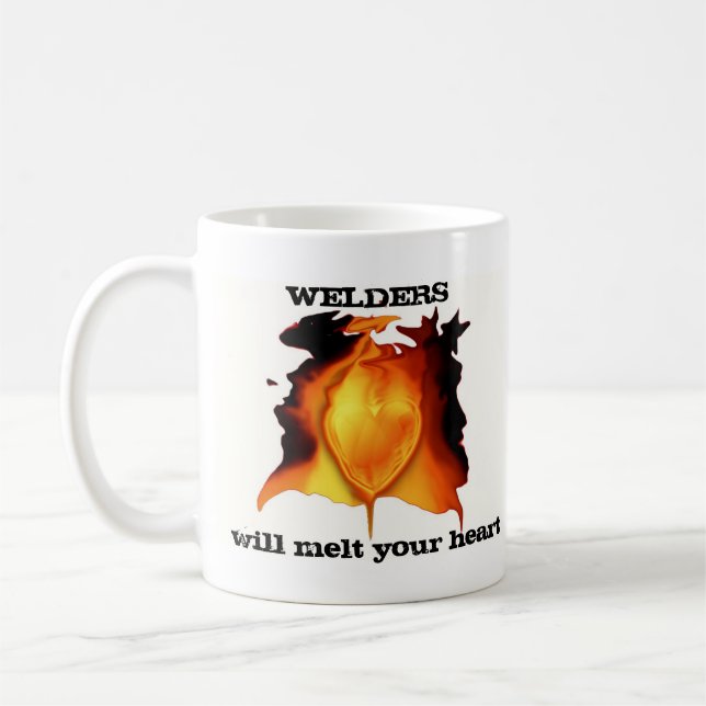 heart11, SCHWEISSER, schmilzt Ihr Herz Kaffeetasse (Links)