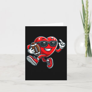 Heart American Football Valentinstag Boys Men Ki Karte