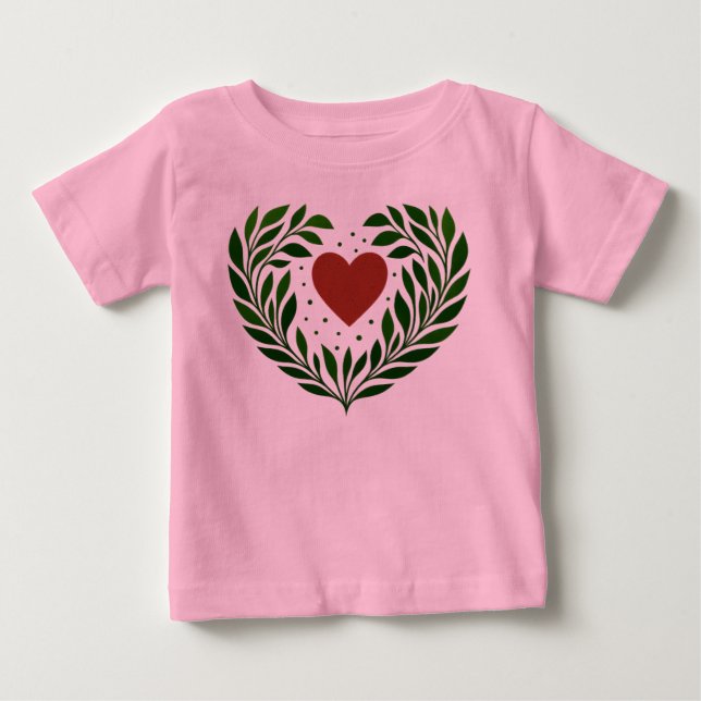 Heart and Boughs Baby T-shirt (Vorderseite)