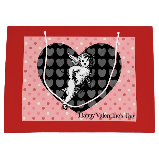 HEART ANGELS Geschenktasche Große Geschenktüte (Vorderseite)