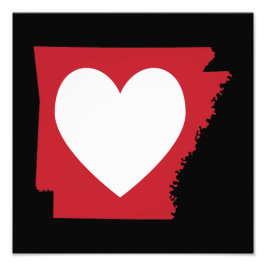 Heart Arkansas Fotodruck