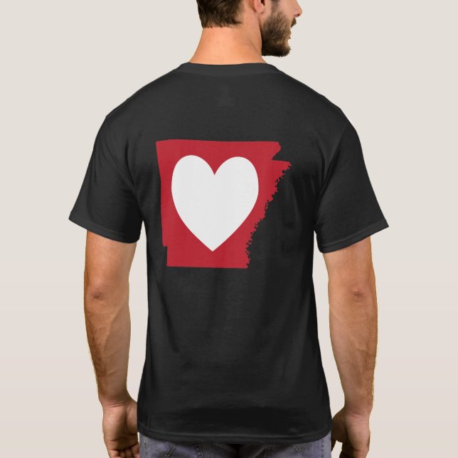 Heart Arkansas T-Shirt (Rückseite)