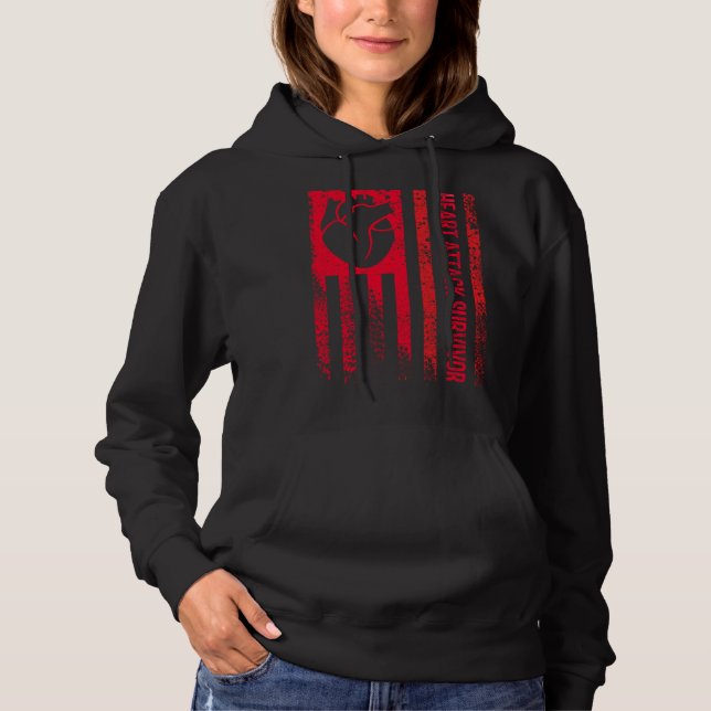 Heart Attack Survivor Hoodie (Vorderseite)