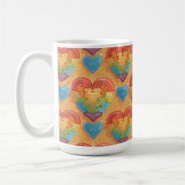 Heart autism kaffeetasse