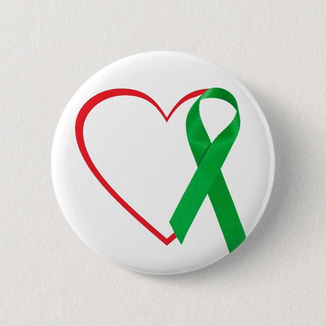 Heart Awareness, Surgery, Recovery Gift Button (Vorderseite)