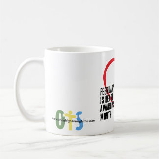Heart Awareness, Surgery, Survivor Recovery Gift Kaffeetasse