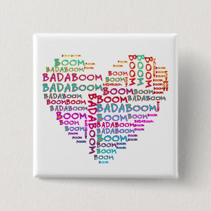 Heart Badaboom Erstellen Sie Ihren eigenen Hinte Button