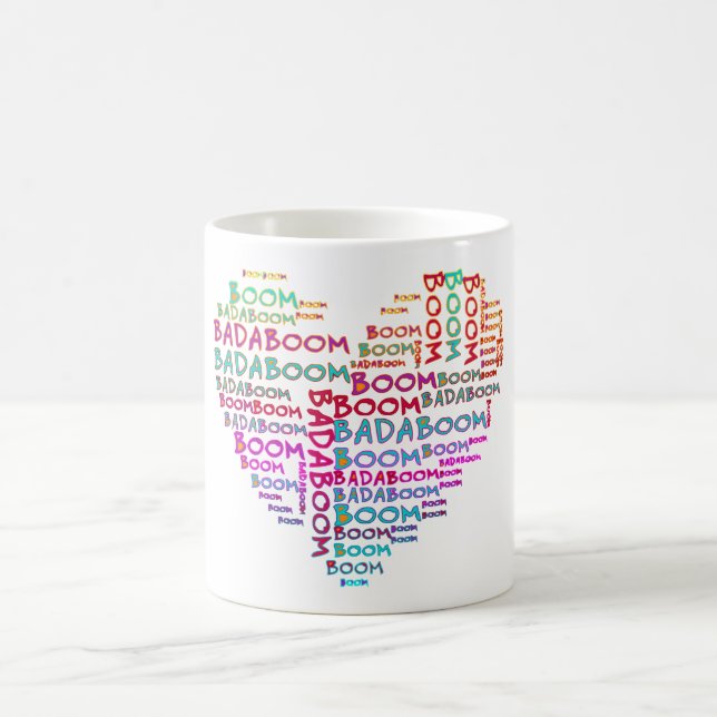 Heart Badaboom Kaffeetasse (Mittel)
