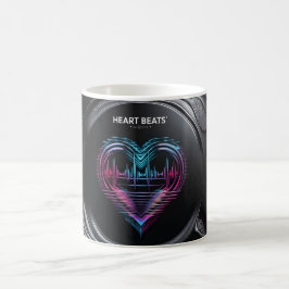 Heart Beats Mug – Pulsing Love in Motion Kaffeetasse