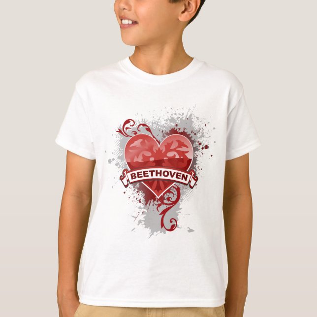 Heart Beethoven T-Shirt (Vorderseite)