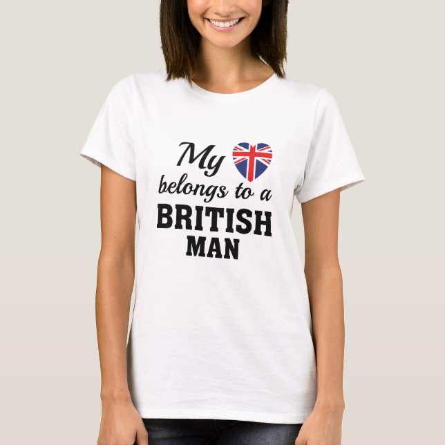 Heart Belongs British T-Shirt (Vorderseite)
