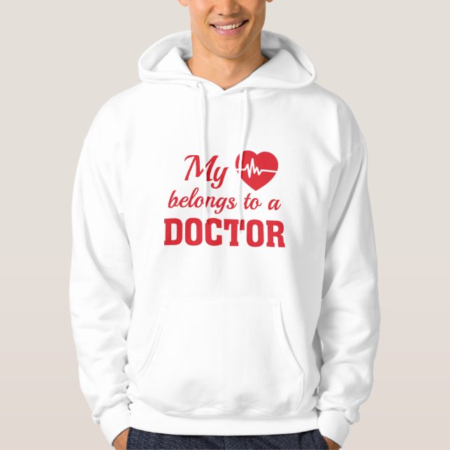 Heart Belongs Doctor Hoodie (Vorderseite)