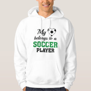Heart Belongs Soccer Hoodie