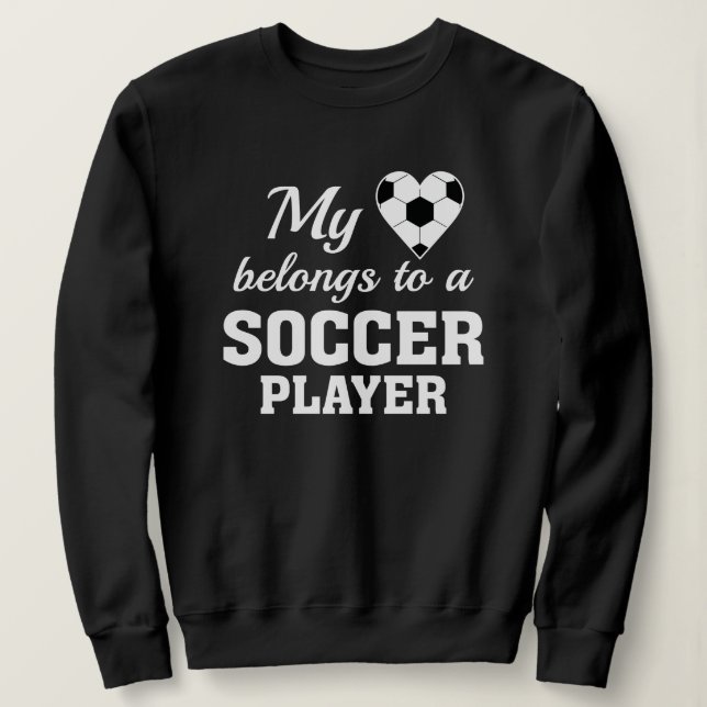 Heart Belongs Soccer Sweatshirt (Design vorne)