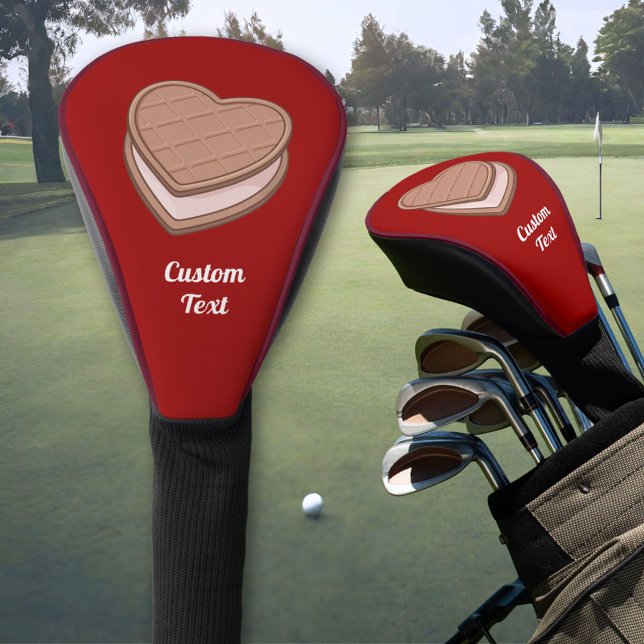 Heart Biscuit Golf Head Cover Headcover (Von Creator hochgeladen)