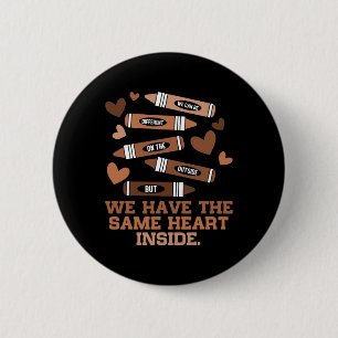 Heart Black History African Blm Juneteente Women K Button