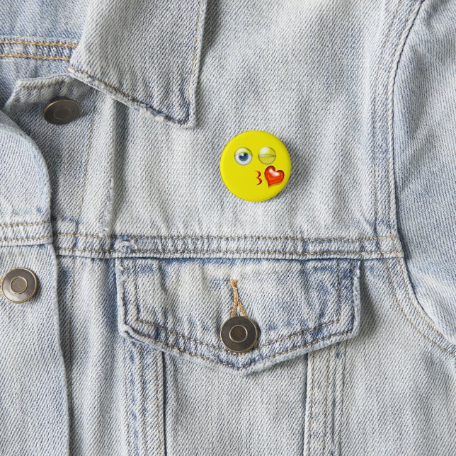 Heart Blow Kiss Liebe Emoji Button (Beispiel)