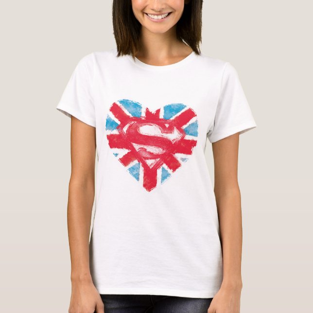 Heart British S-Shield T-Shirt (Vorderseite)