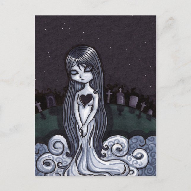 Heart Broken Ghost Postkarte (Vorderseite)