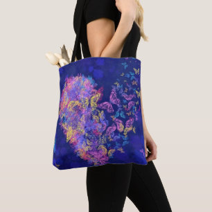 Heart Butterfells Tote Bag Tasche