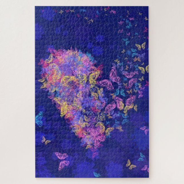 Heart Butterfly Puzzle (Vertikal)