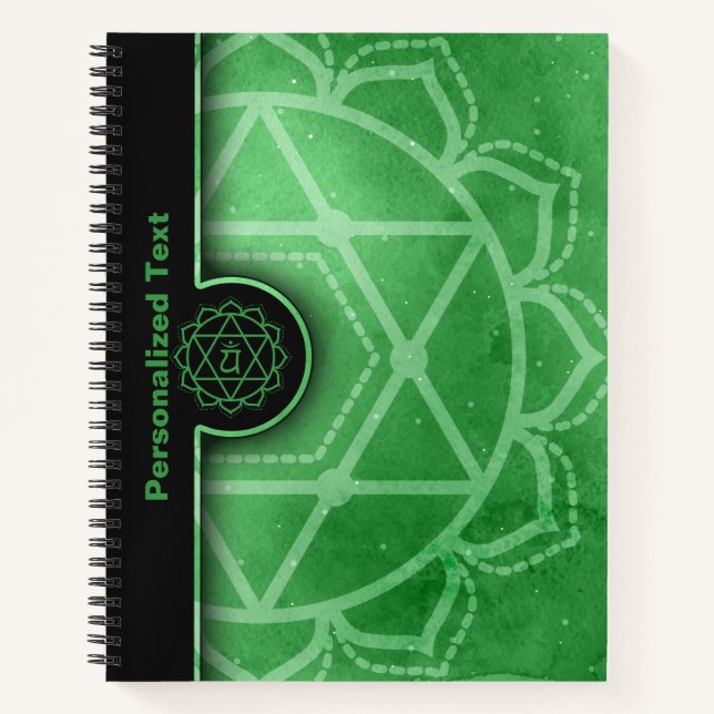 Heart Chakra Anahata Energie Heilung Notizbuch (Vorderseite)