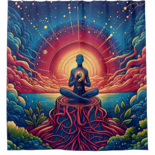 Heart Chakra Duschvorhang
