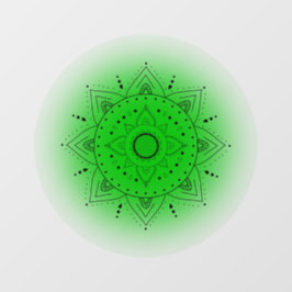 Heart Chakra Fensteraufkleber