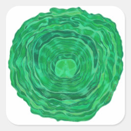 Heart Chakra Healing Art - #3 Quadratischer Aufkleber