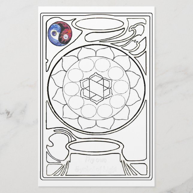 Heart Chakra Stationery Briefpapier (Vorderseite)