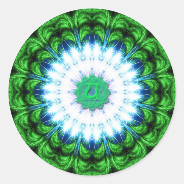 Heart Chakra Sticker (Vorderseite)