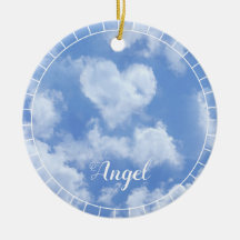 Heart Cloud Sky Niedlich Modern Blue Custom Weddin