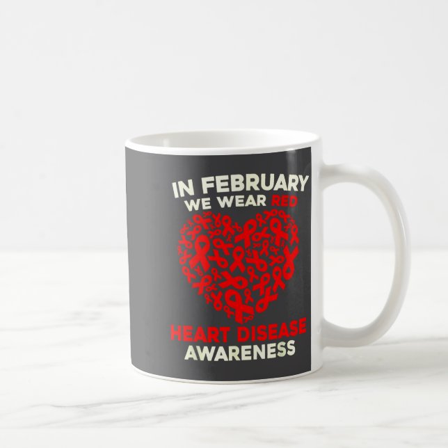 Heart Disease Awareness Go Red In February Health  Kaffeetasse (Rechts)