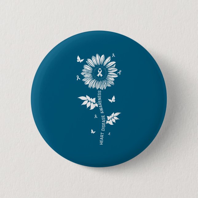 Heart Disease Awareness Month  Button (Vorderseite)